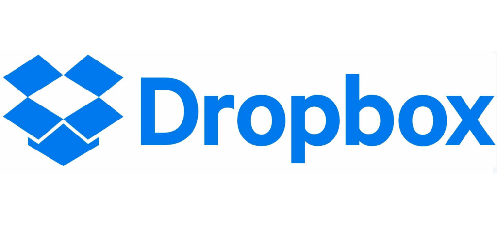 Dropbox logo.